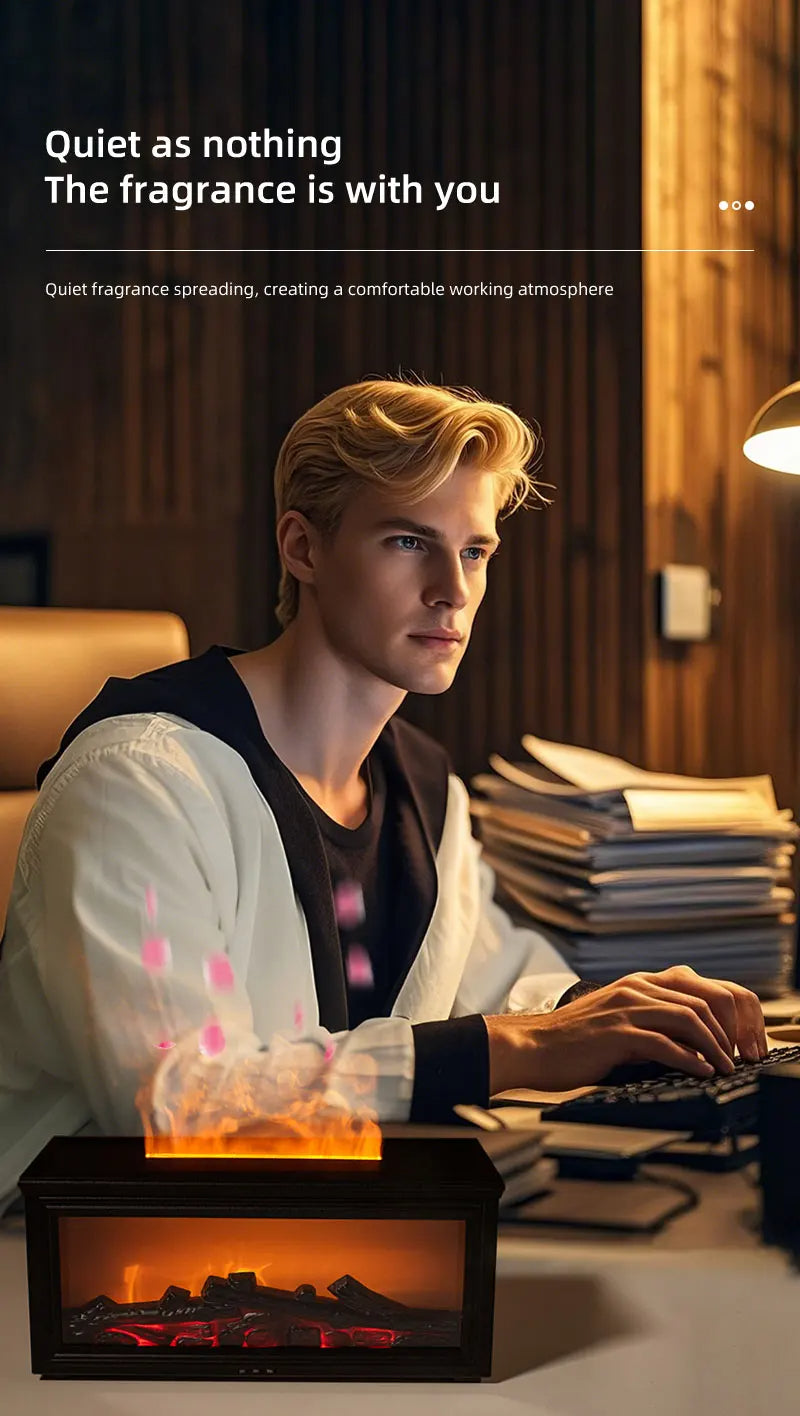 מפיץ שמנים ארומתרפי מיני בעיצוב להבה