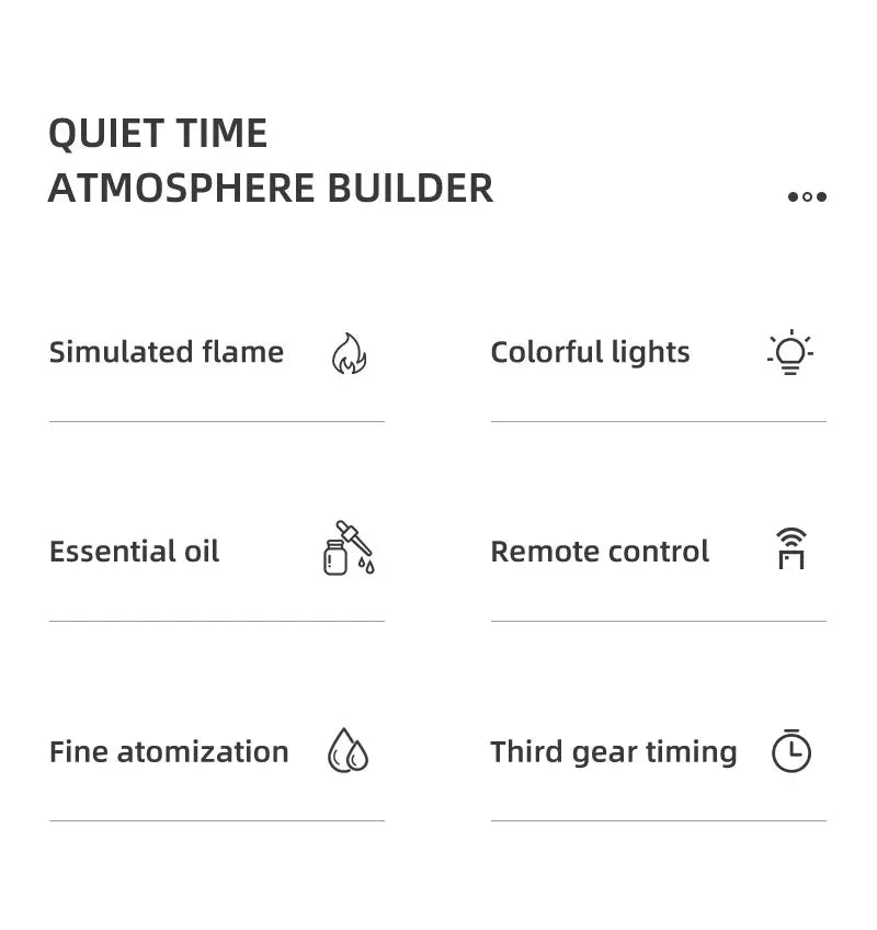 מפיץ שמנים ארומתרפי מיני בעיצוב להבה