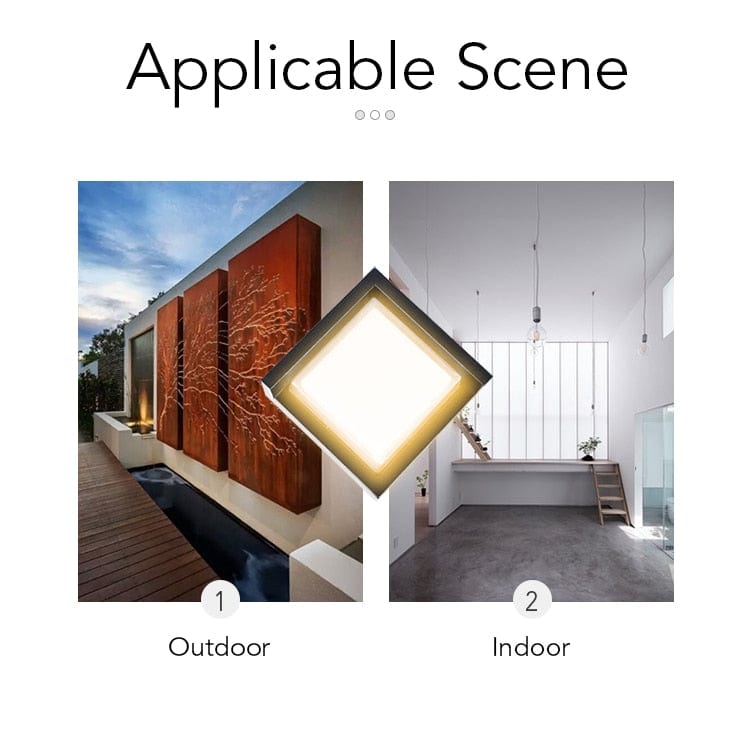 בוקסר תאורת קיר חיצונית (חיישן תנועה)