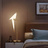 מנורת ציפור אוריגמי